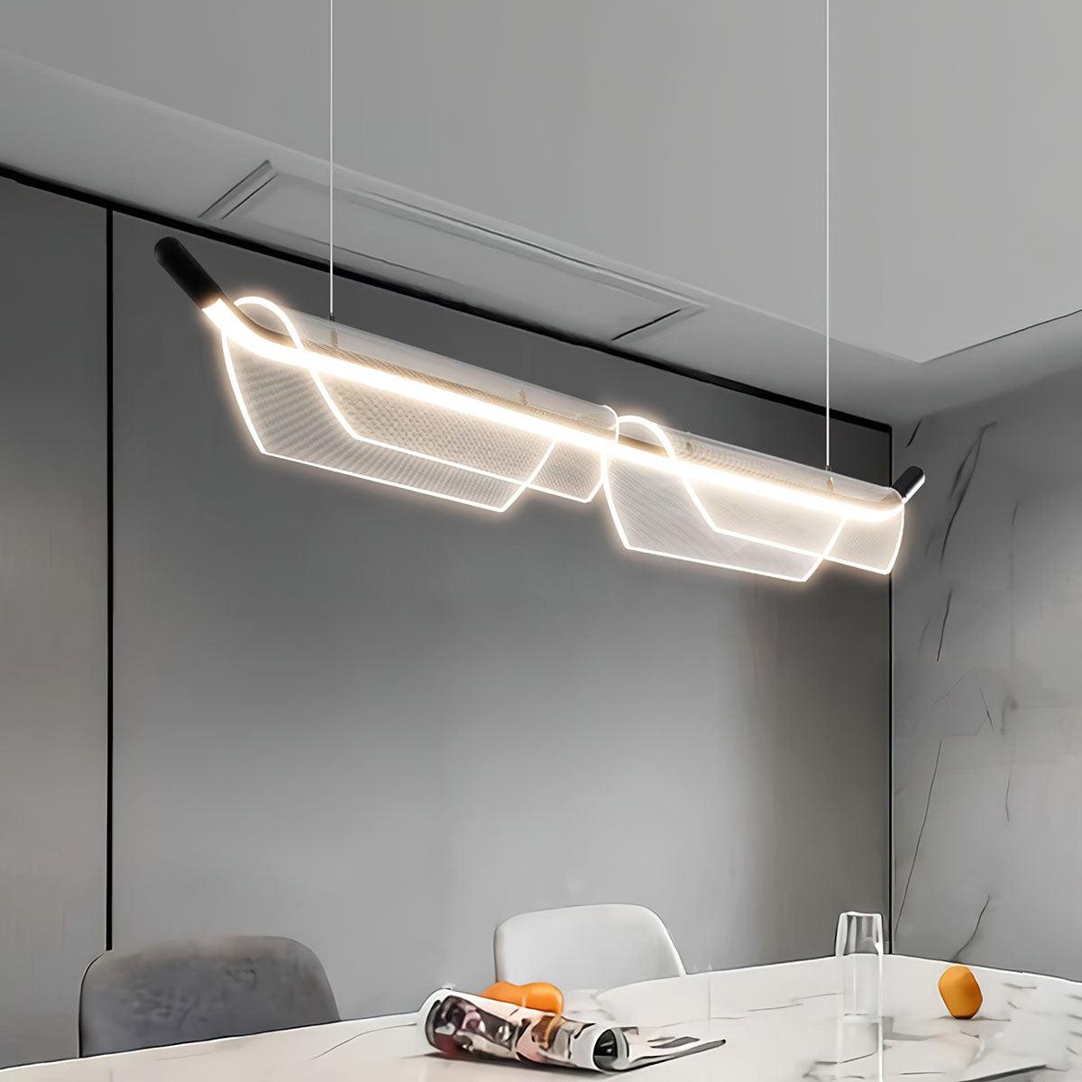 Vire Suspension Lampe Minimaliste en Acrylique - Neutralighting