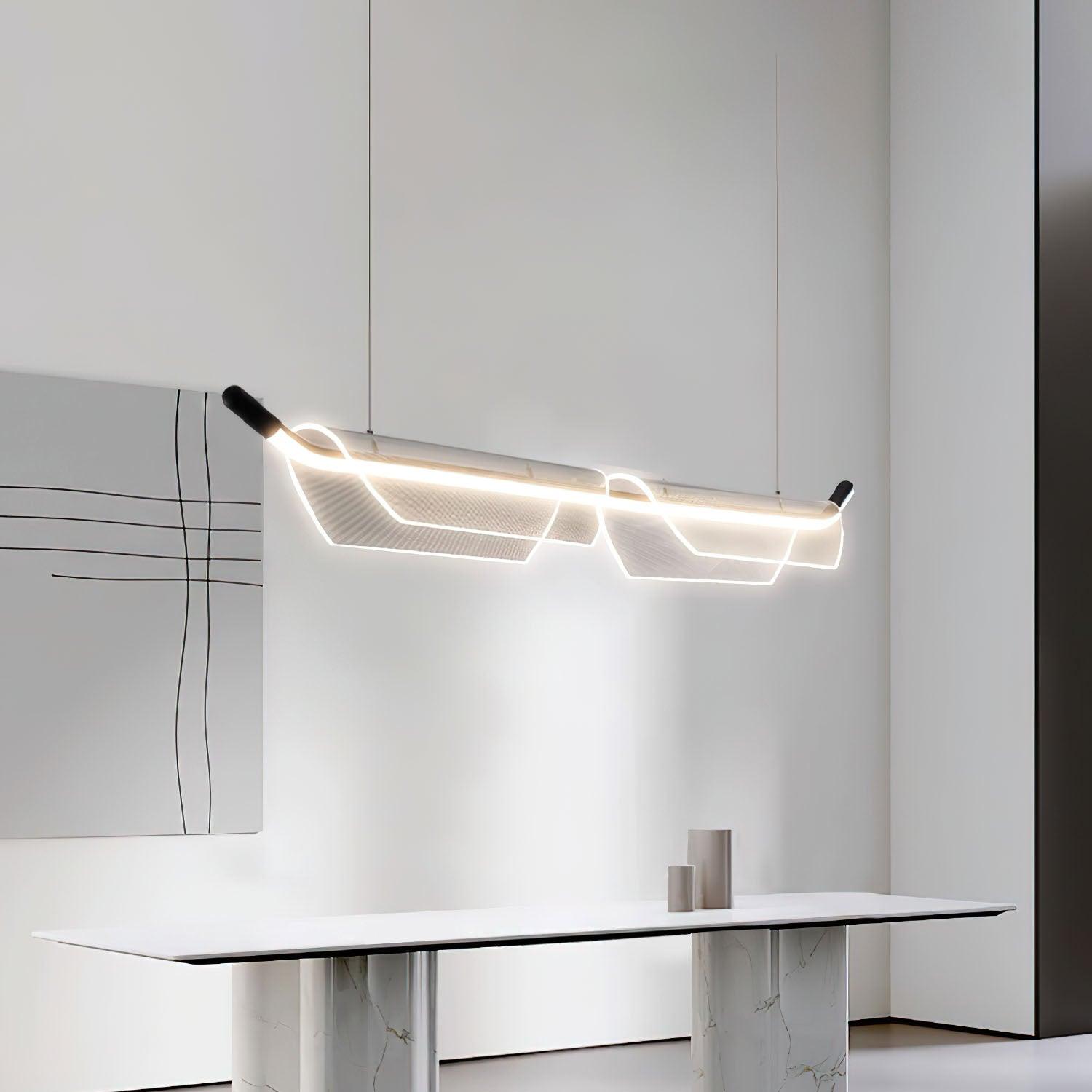 Vire Suspension Lampe Minimaliste en Acrylique - Neutralighting