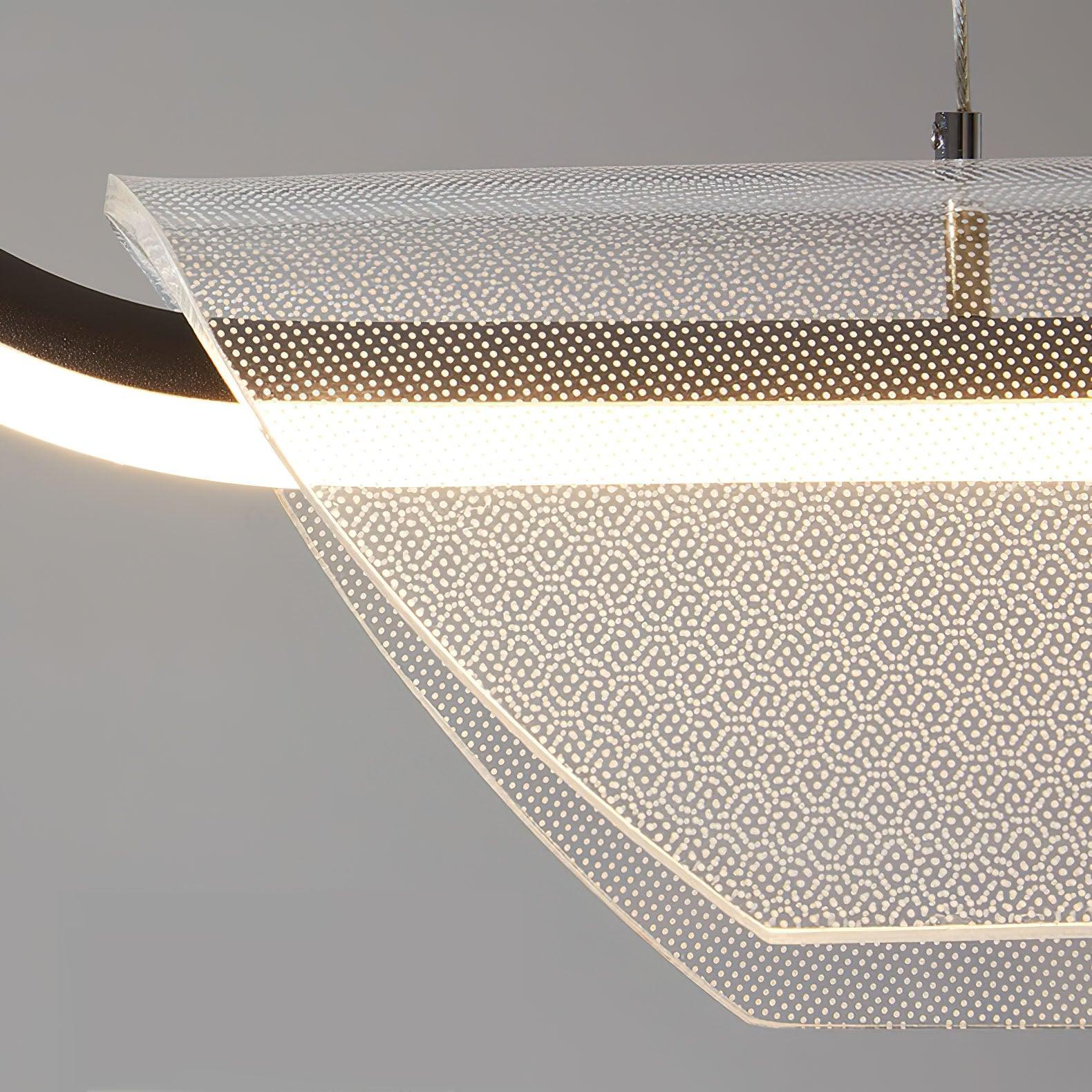 Vire Suspension Lampe Minimaliste en Acrylique - Neutralighting