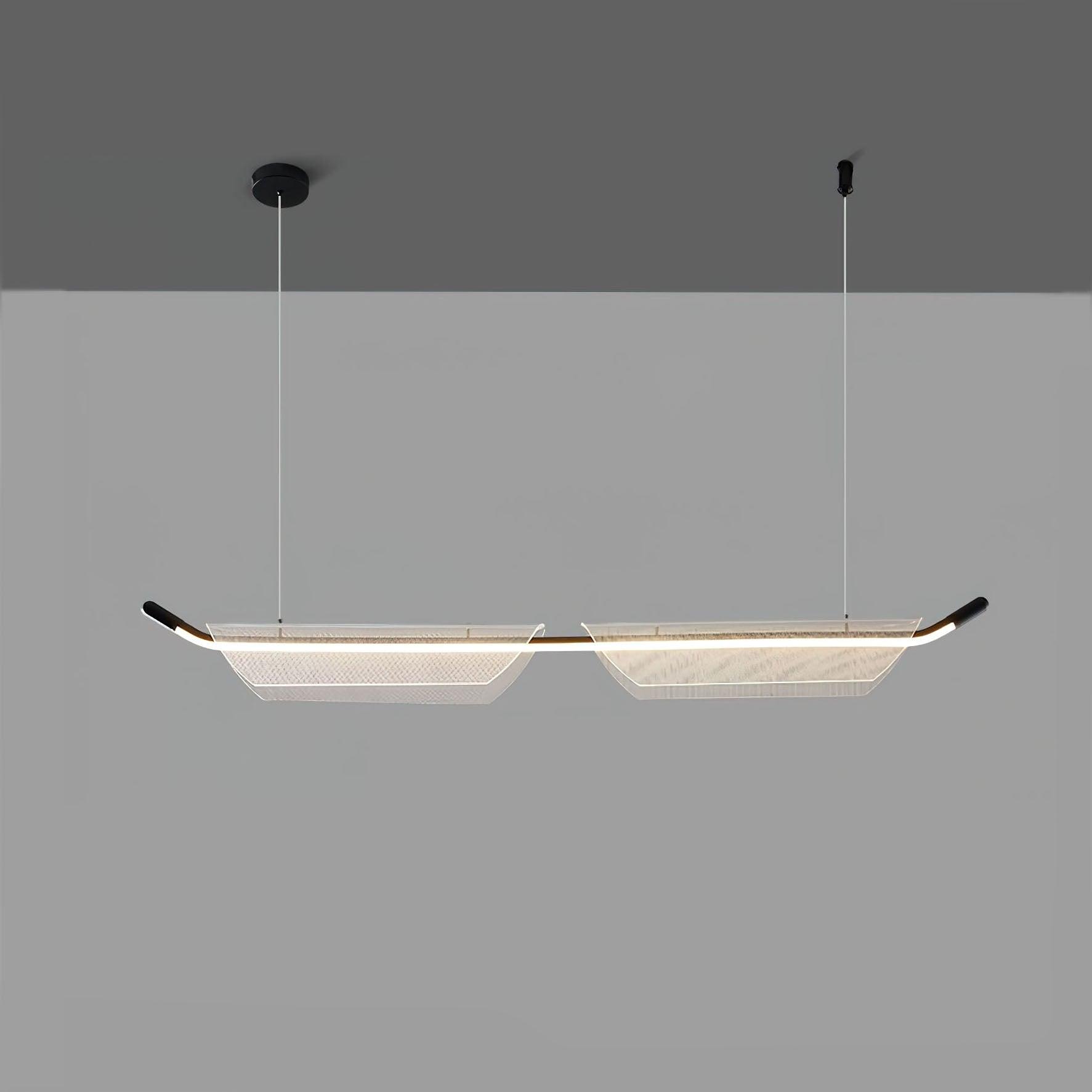 Vire Suspension Lampe Minimaliste en Acrylique - Neutralighting