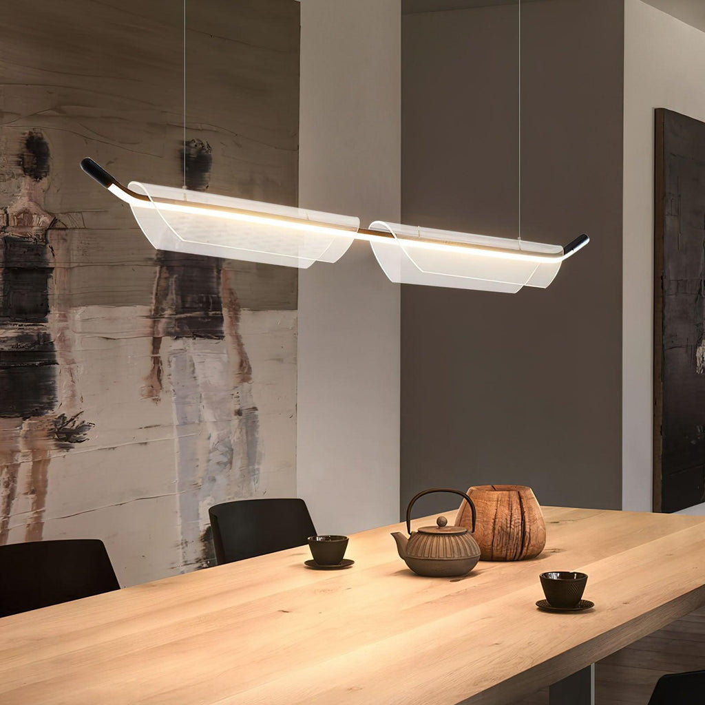 Vire Suspension Lampe Minimaliste en Acrylique - Neutralighting