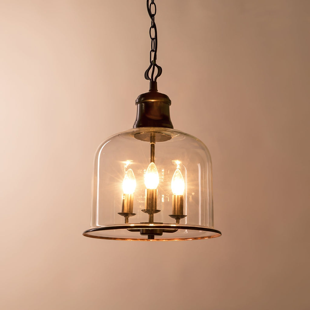 Sysolion Suspension Métal Verre Élégance Vintage - Neutralighting