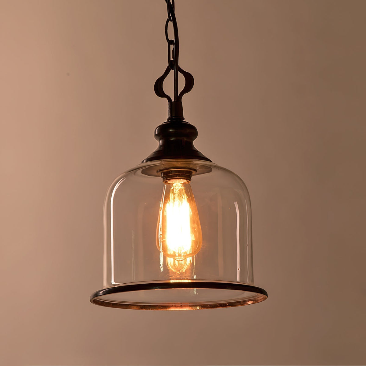 Sysolion Suspension Métal Verre Élégance Vintage - Neutralighting