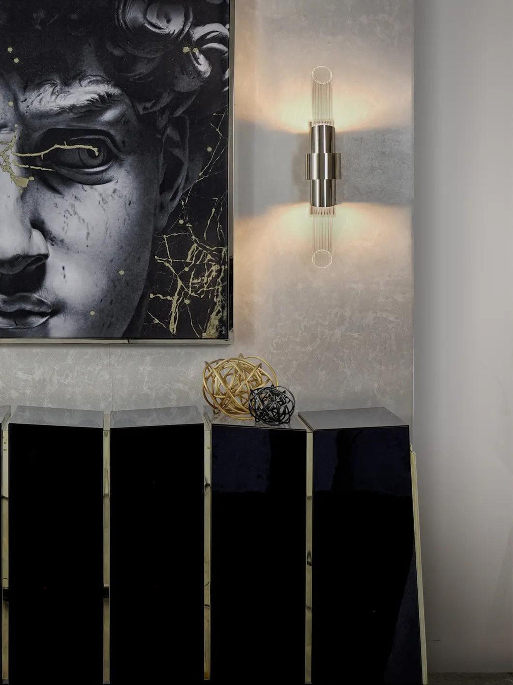 Opal Applique Murale Art Nordique Petit Cristal - Neutralighting
