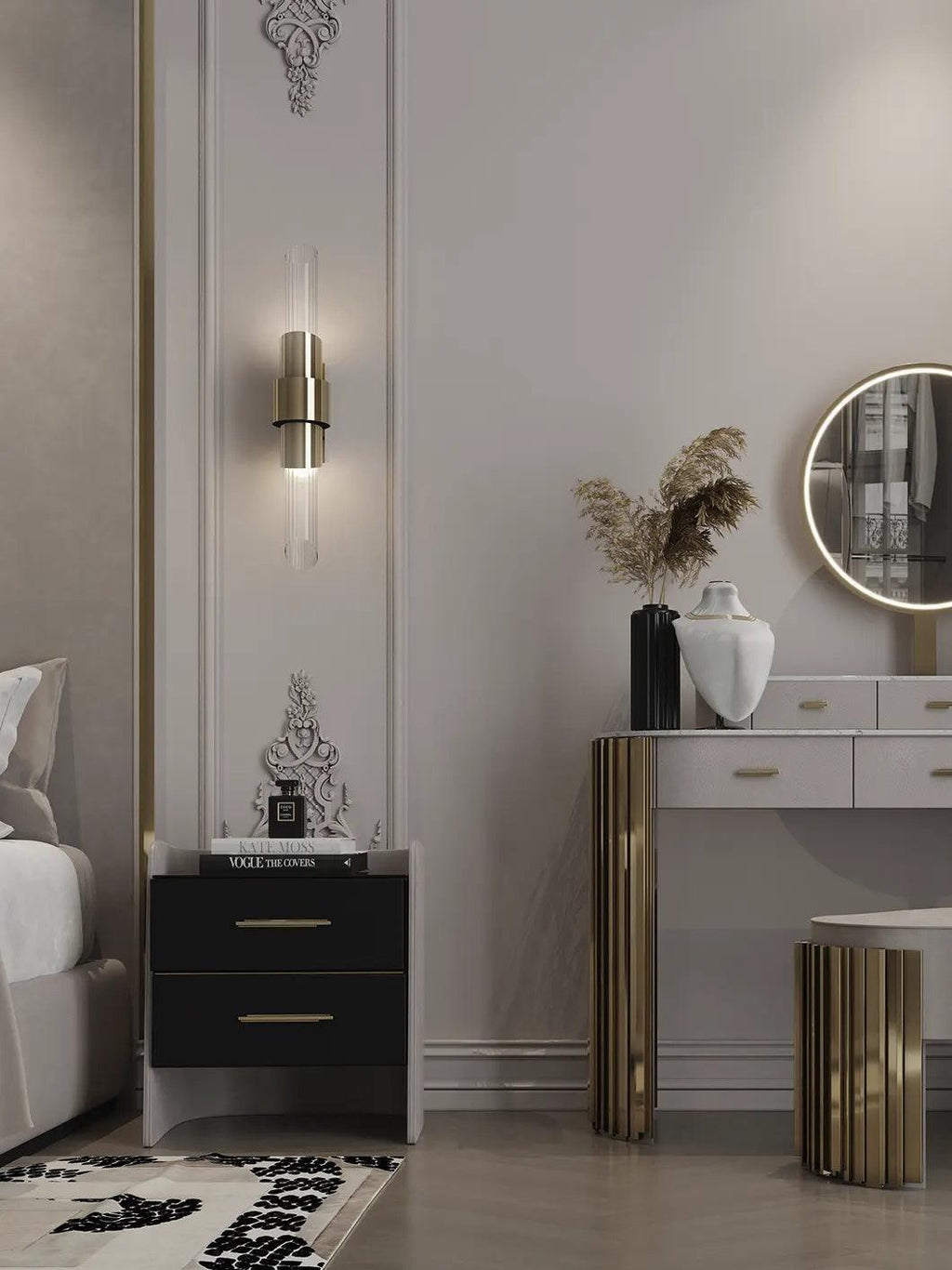 Opal Applique Murale Art Nordique Petit Cristal - Neutralighting