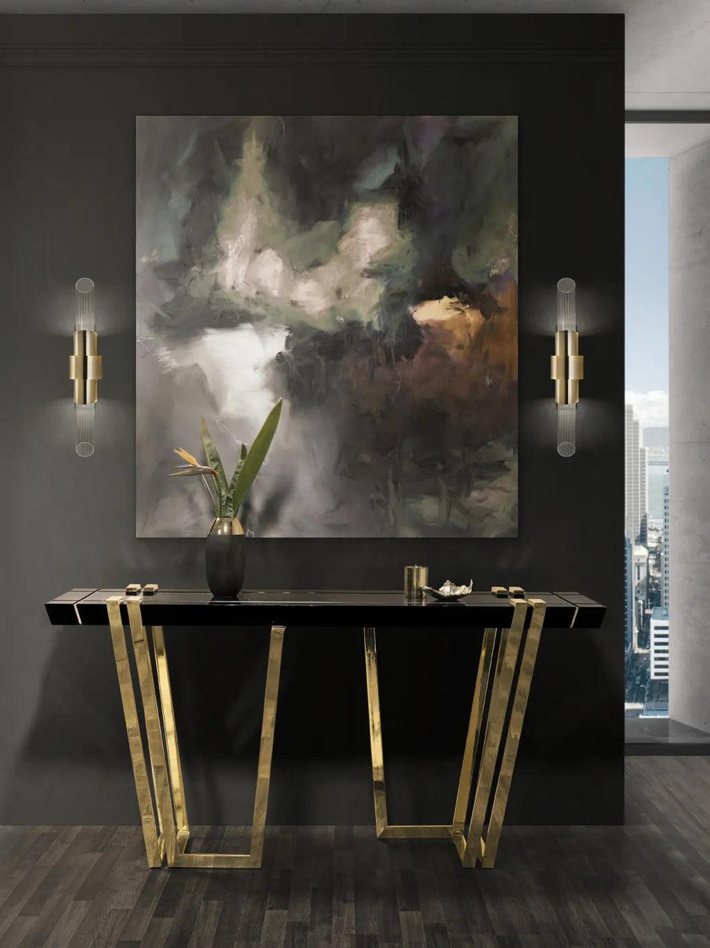 Opal Applique Murale Art Nordique Petit Cristal - Neutralighting