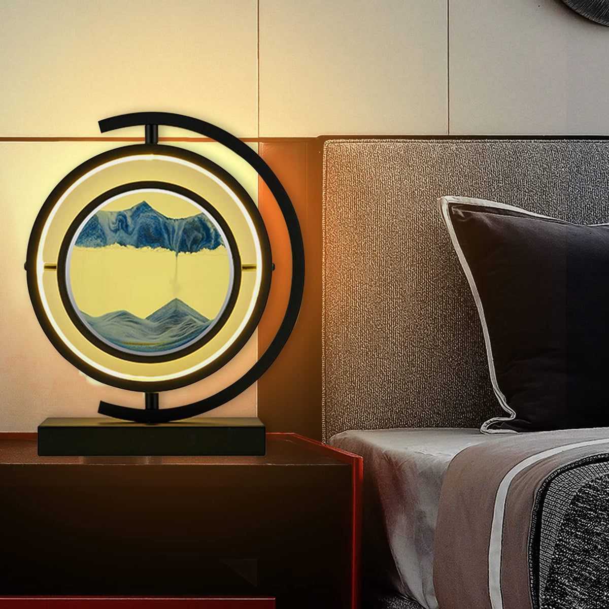 Lampe sur Pied Japonaise Azélie Auréole en Verre - Le Charme du Verre dans le Décor
