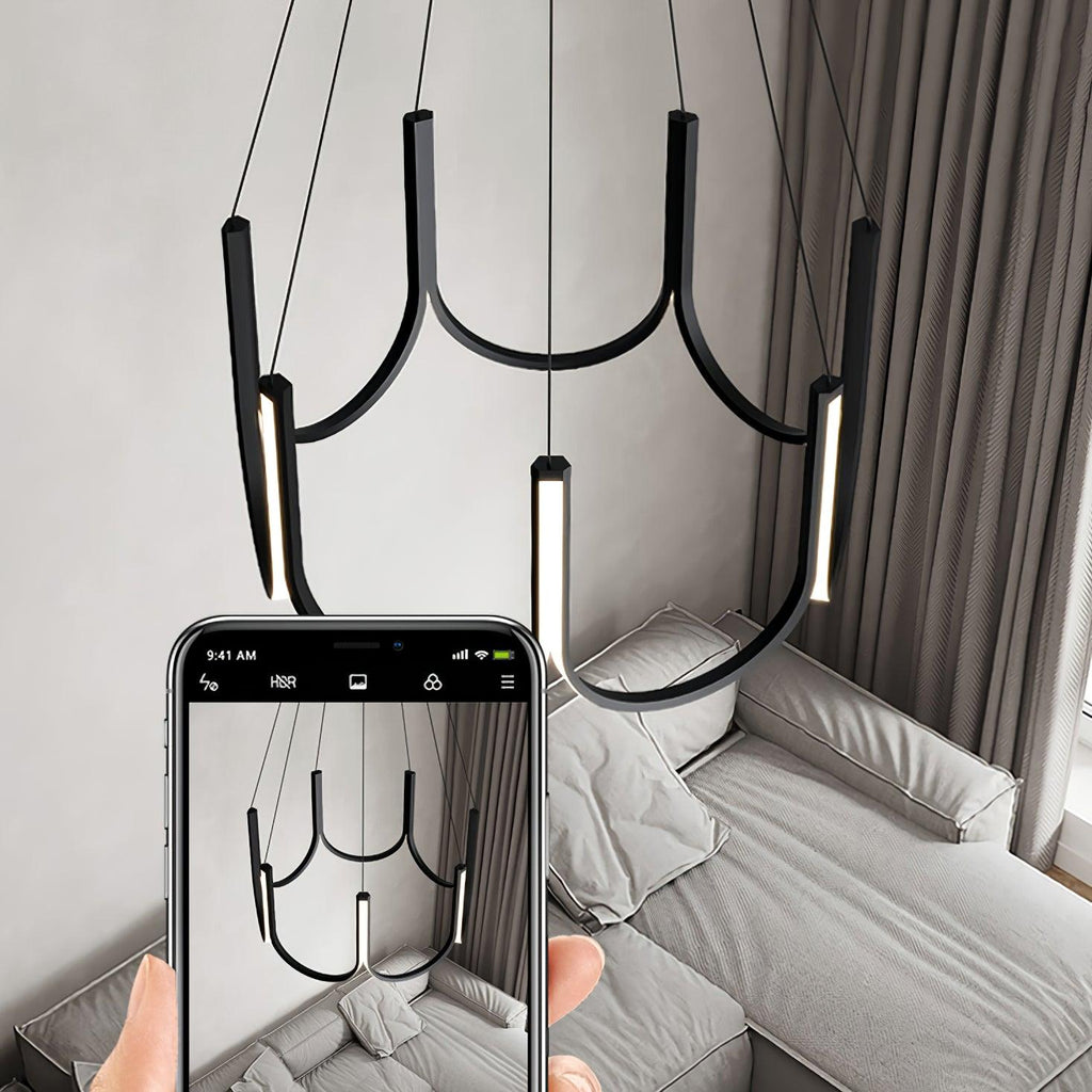 Peyton Lampe Pendante Noire Moderne - Neutralighting