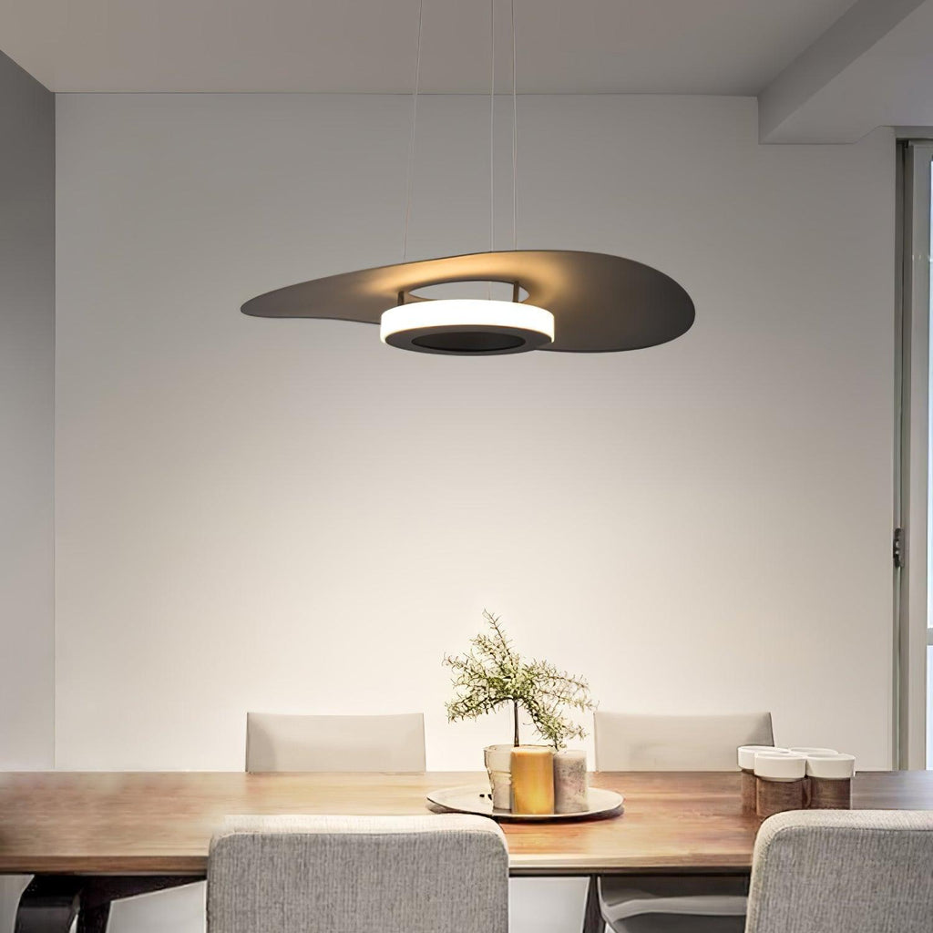 Solara Suspension en aluminium avec anneau OVNI minimaliste - Neutralighting