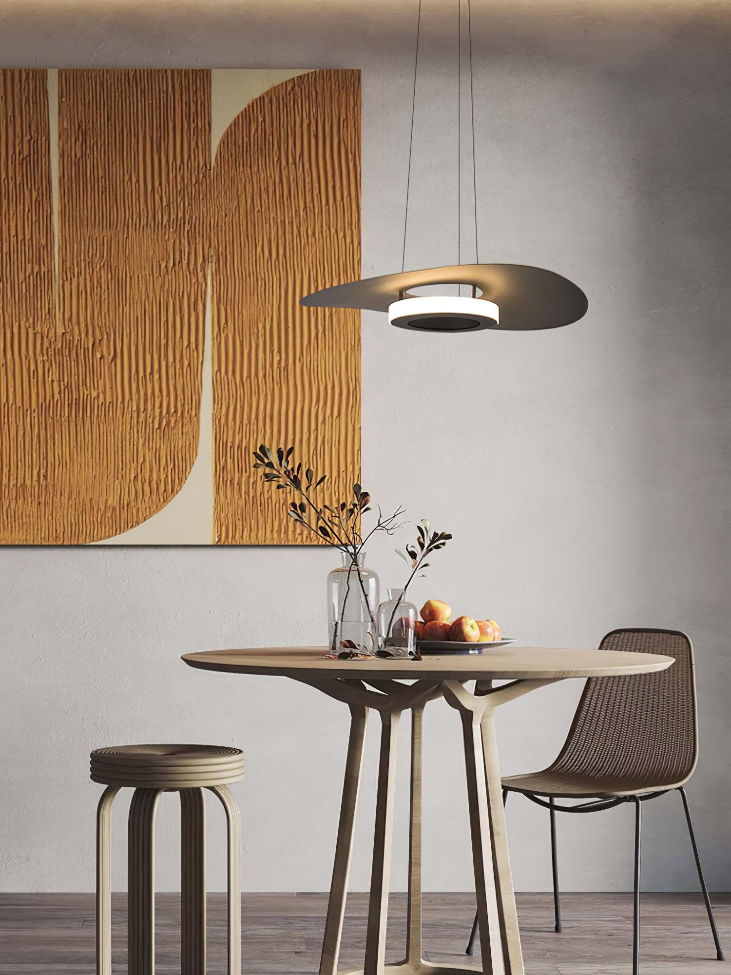 Solara Suspension en aluminium avec anneau OVNI minimaliste - Neutralighting