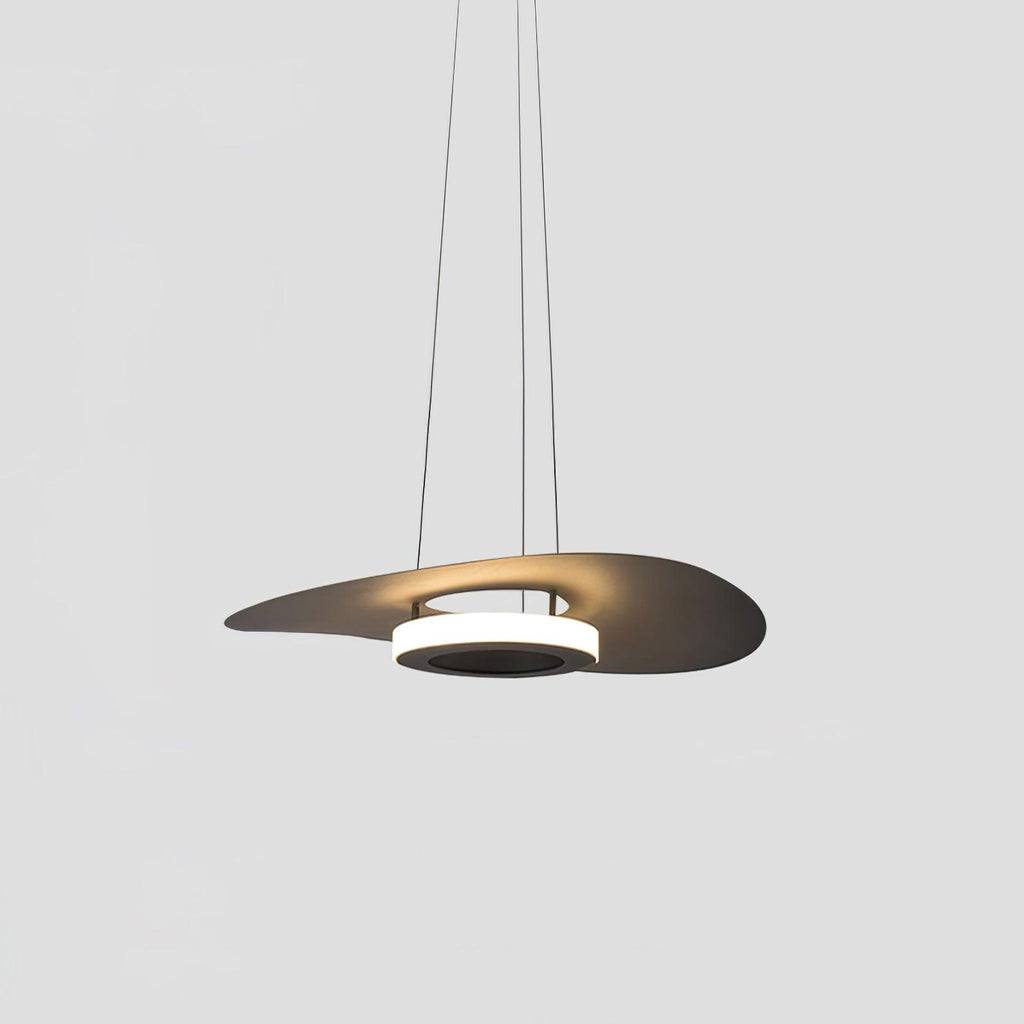 Solara Suspension en aluminium avec anneau OVNI minimaliste - Neutralighting