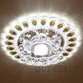 Plafonnier — Moderne Cristal Verre LED Plafonnier Spot Couloir Couloir Allée Porche Plafond Encastré Décor À La Maison Luminaire