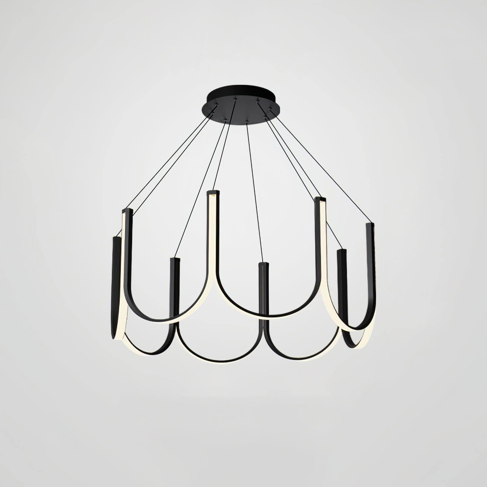 Peyton Lampe Pendante Noire Moderne - Neutralighting