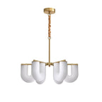 Agatha Lustre U Forme Verre Laiton Moderne - Neutralighting