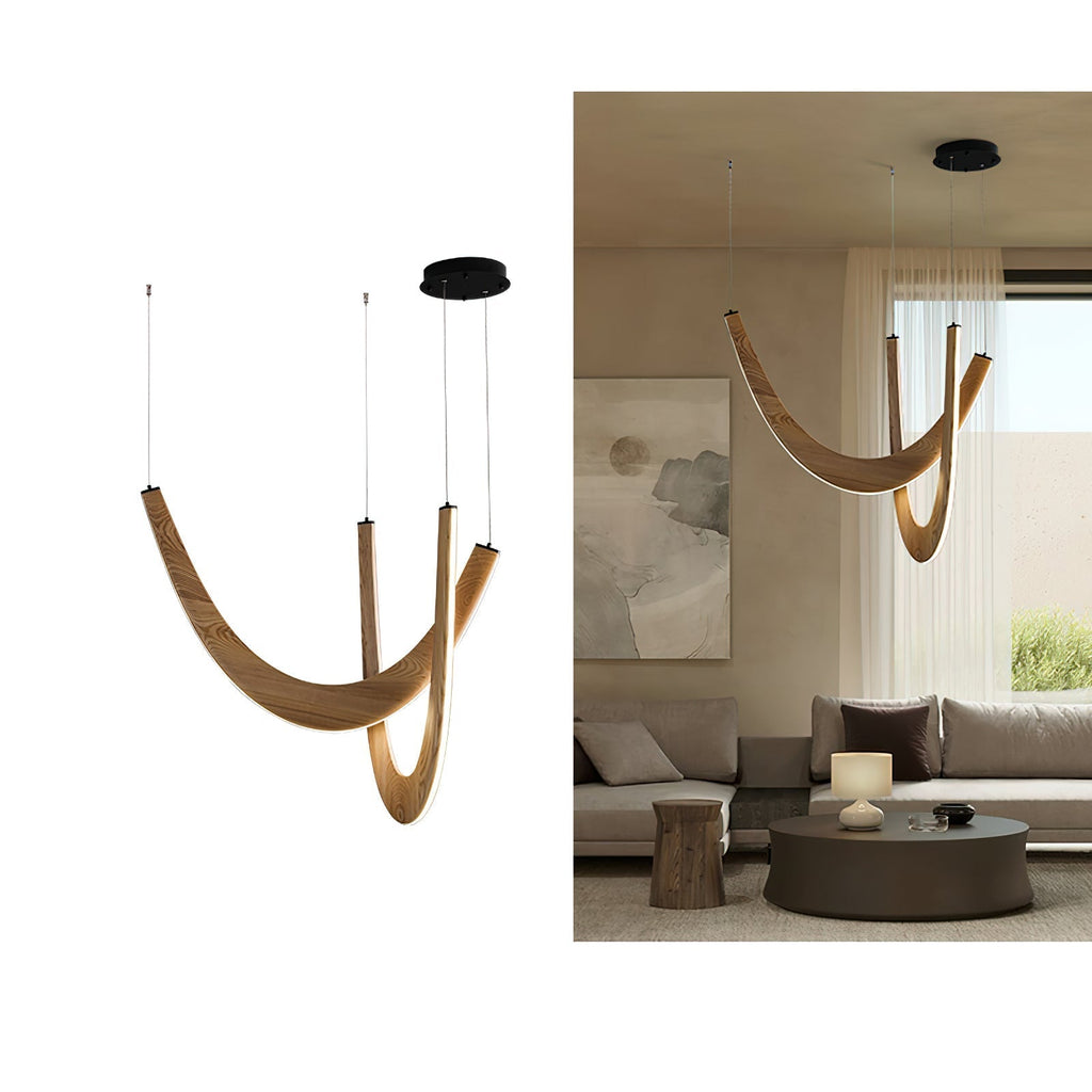 Lumora Suspension Lampe en Bois - Neutralighting