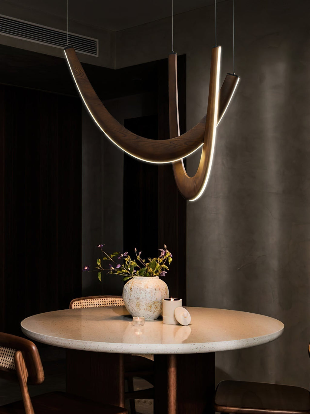 Lumora Suspension Lampe en Bois - Neutralighting