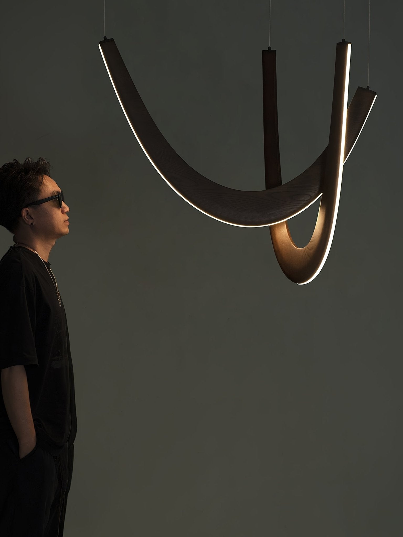 Lumora Suspension Lampe en Bois - Neutralighting