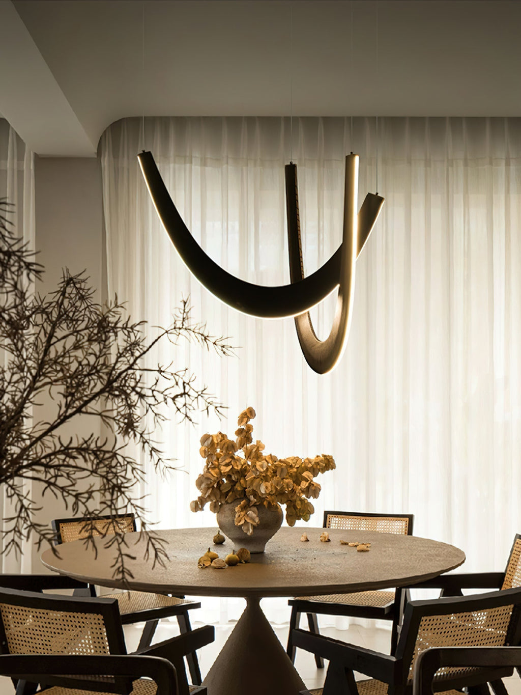 Lumora Suspension Lampe en Bois - Neutralighting