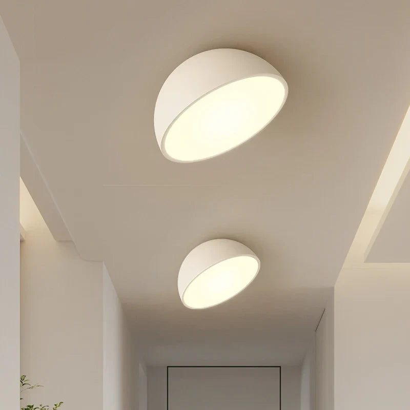 Plafonnier — LED créatifs en acrylique blanc et noir