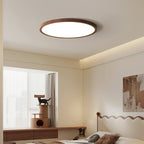 Ivera Plafonnier Rond Ultra-fin Bois - Neutralighting