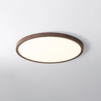 Ivera Plafonnier Rond Ultra-fin Bois - Neutralighting