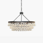 Avelis Postmodern Luxury Unique Tiered Crystal Chandelier - Neutralighting