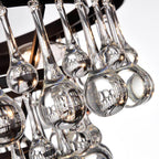 Avelis Postmodern Luxury Unique Tiered Crystal Chandelier - Neutralighting