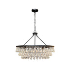 Avelis Postmodern Luxury Unique Tiered Crystal Chandelier - Neutralighting