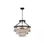 Avelis Postmodern Luxury Unique Tiered Crystal Chandelier - Neutralighting