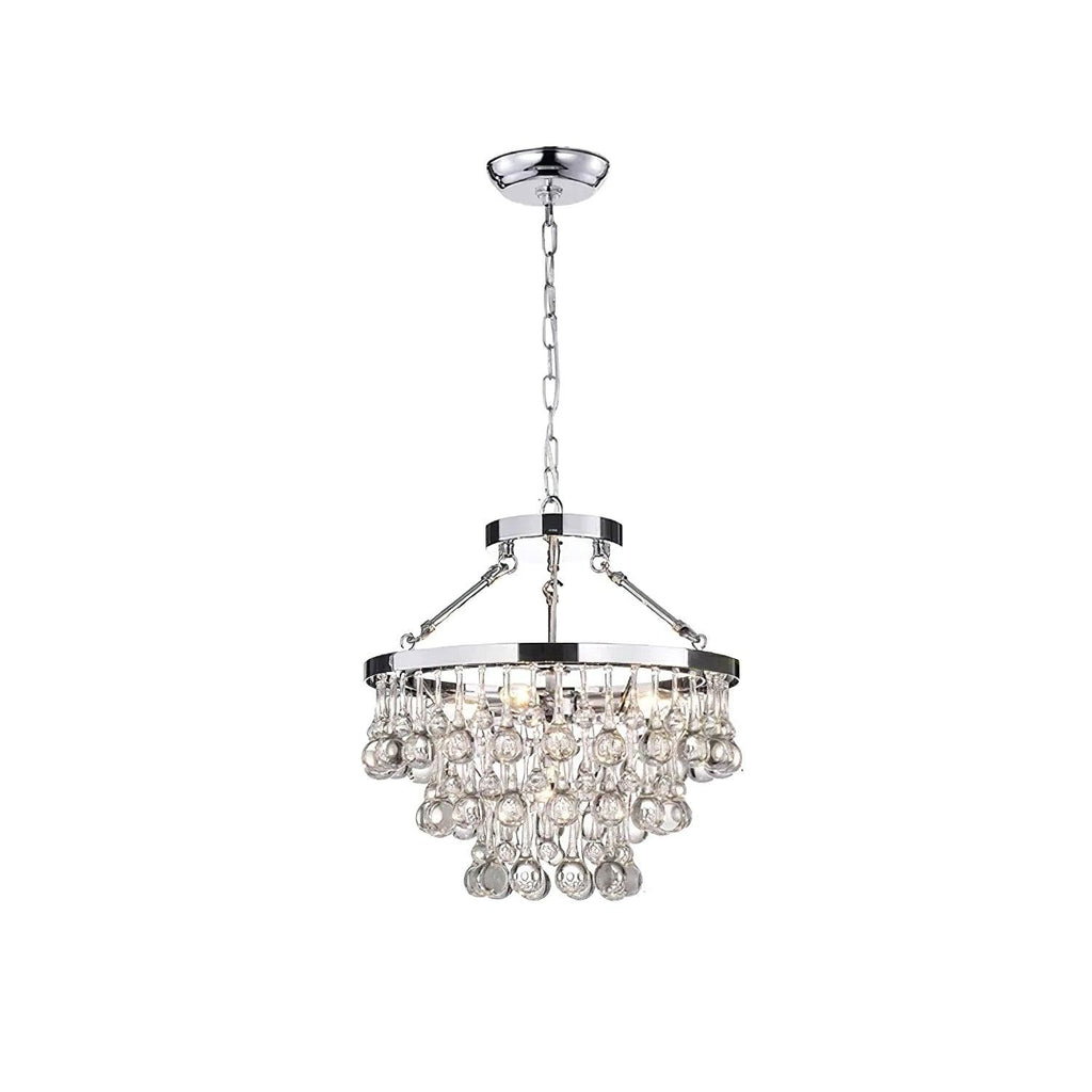 Avelis Postmodern Luxury Unique Tiered Crystal Chandelier - Neutralighting