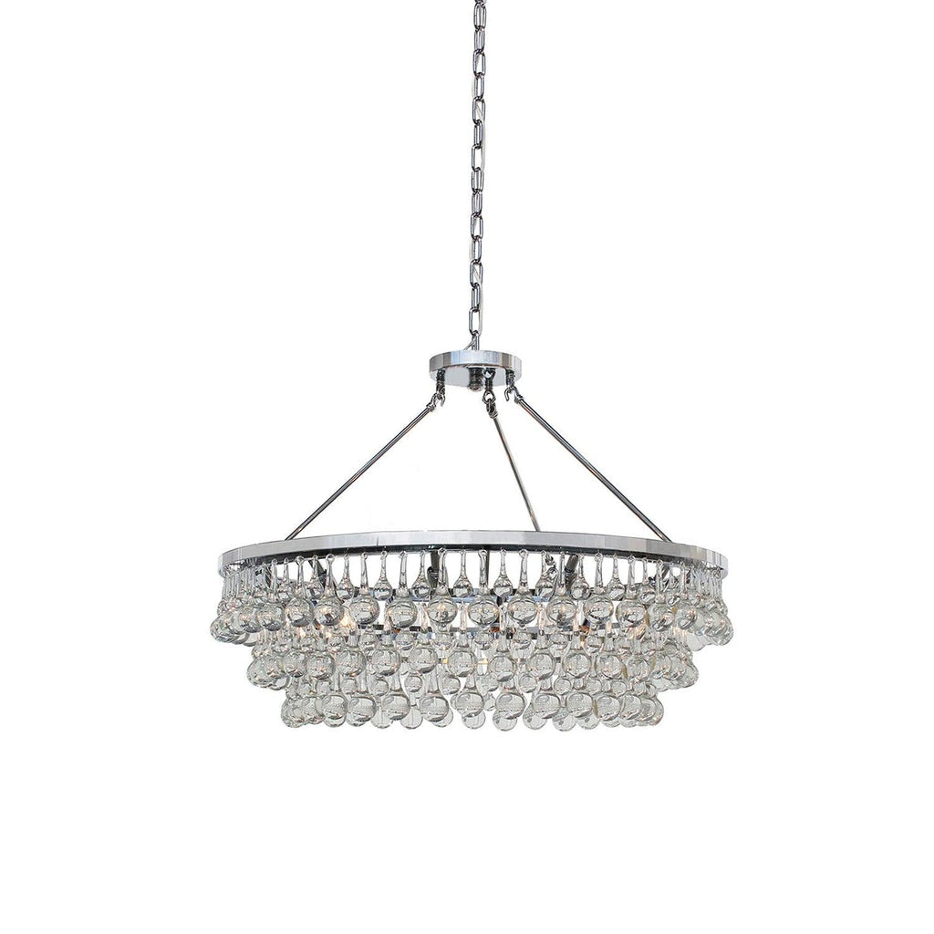 Avelis Postmodern Luxury Unique Tiered Crystal Chandelier - Neutralighting
