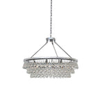 Avelis Postmodern Luxury Unique Tiered Crystal Chandelier - Neutralighting