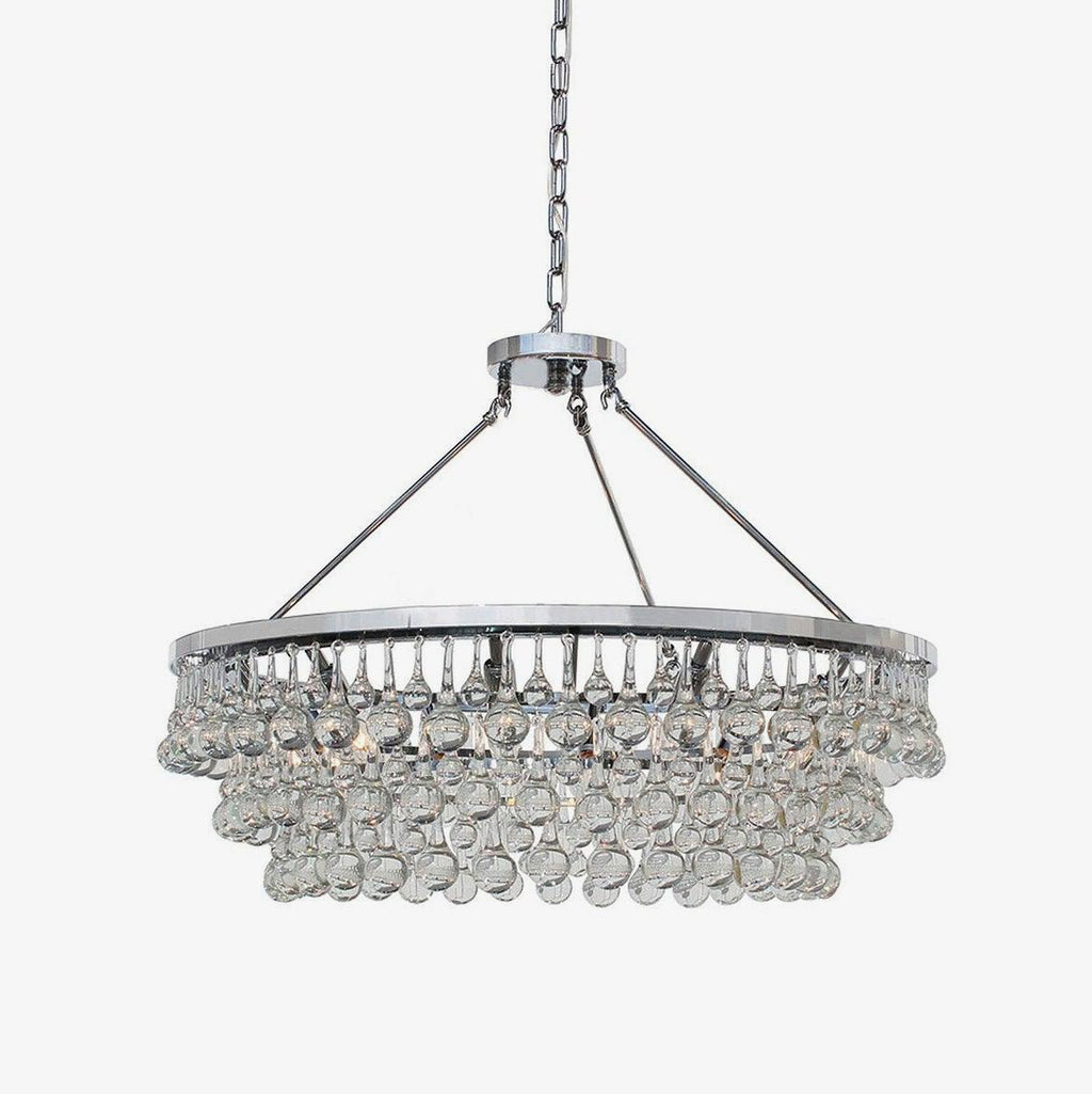 Avelis Postmodern Luxury Unique Tiered Crystal Chandelier - Neutralighting