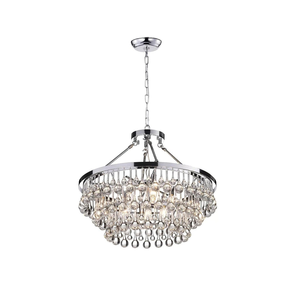 Avelis Postmodern Luxury Unique Tiered Crystal Chandelier - Neutralighting