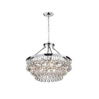 Avelis Postmodern Luxury Unique Tiered Crystal Chandelier - Neutralighting
