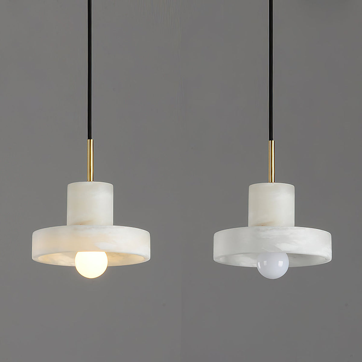Cavelen Suspension Laiton Albâtre Minimaliste Moderne - Neutralighting