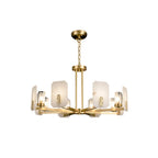 Aursorion Lustre Laiton Albâtre Luxe Postmoderne - Neutralighting