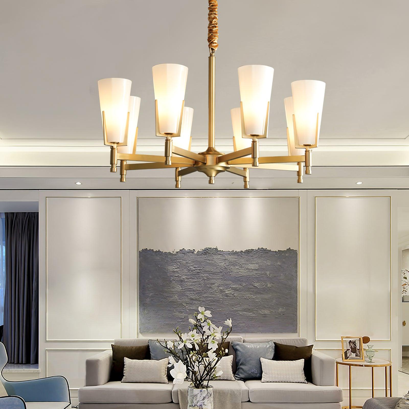 Gleam Lustre en Laiton de Luxe - Neutralighting