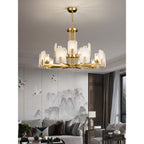 Aursorion Lustre Laiton Albâtre Luxe Postmoderne - Neutralighting
