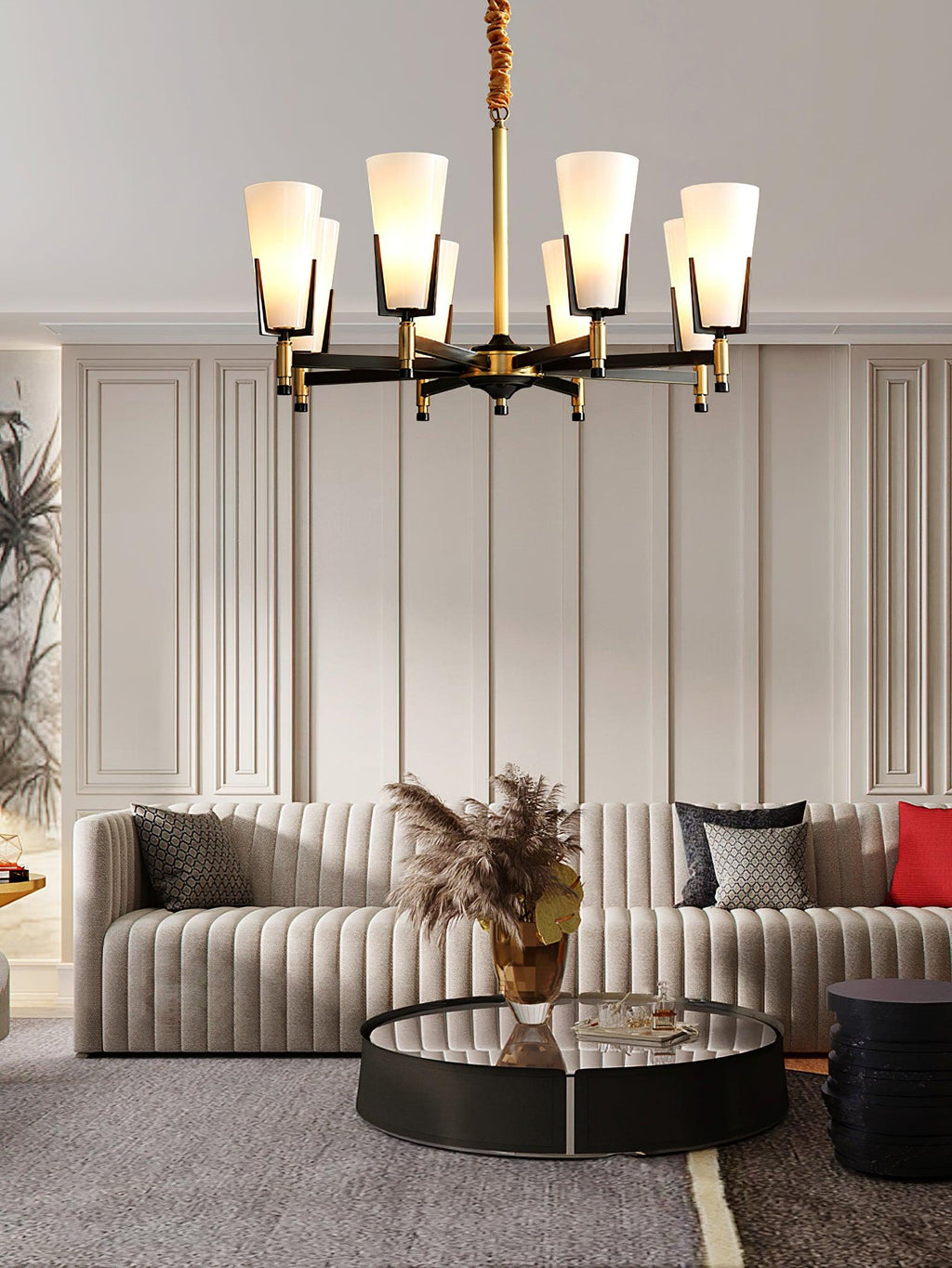 Gleam Lustre en Laiton de Luxe - Neutralighting