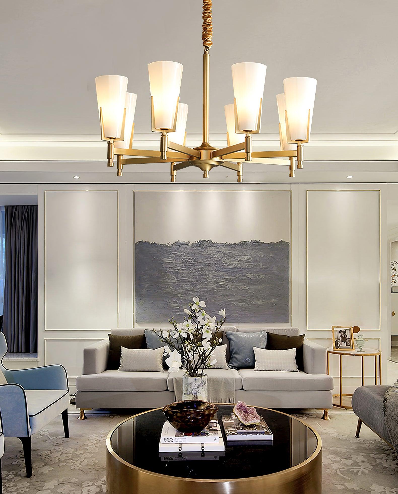 Gleam Lustre en Laiton de Luxe - Neutralighting