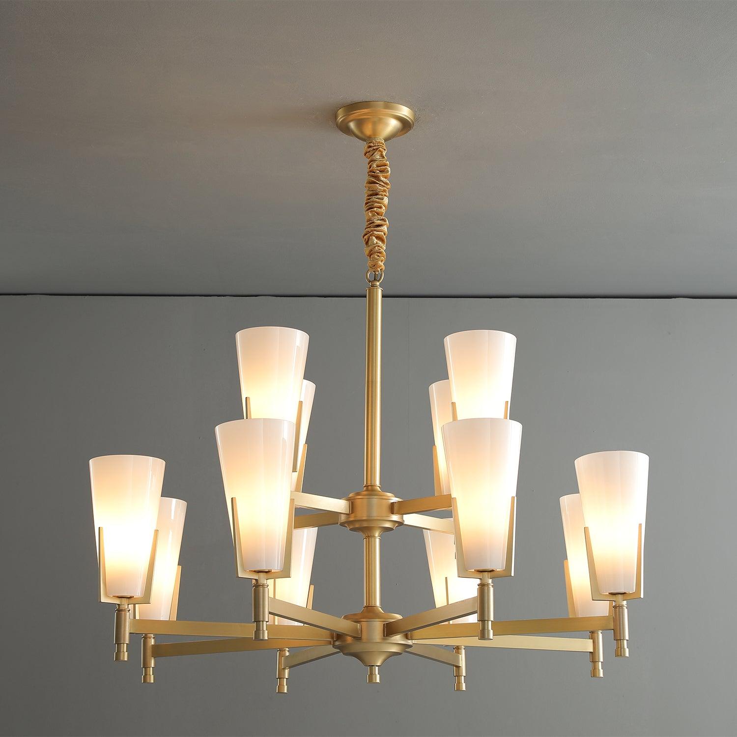 Gleam Lustre en Laiton de Luxe - Neutralighting