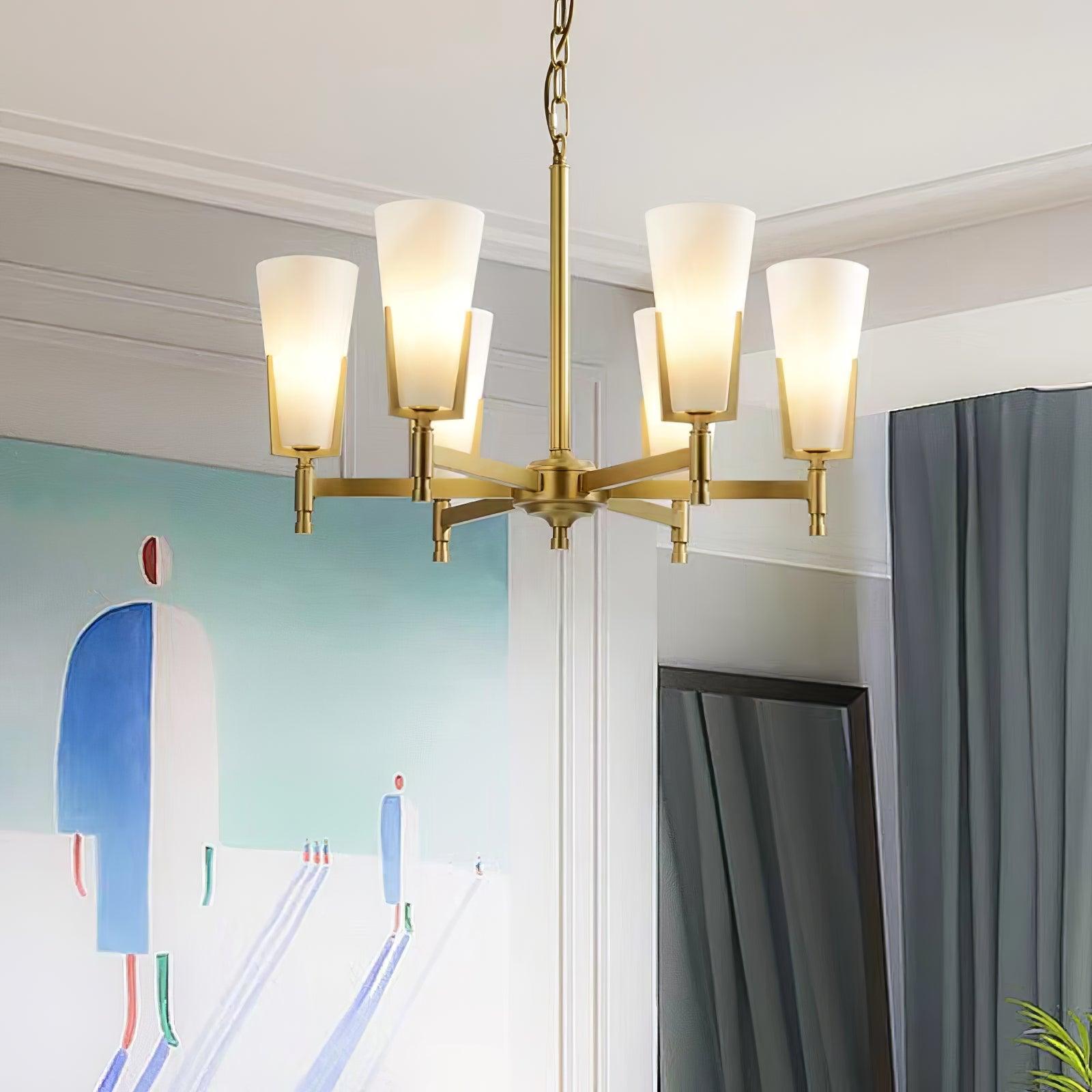 Gleam Lustre en Laiton de Luxe - Neutralighting