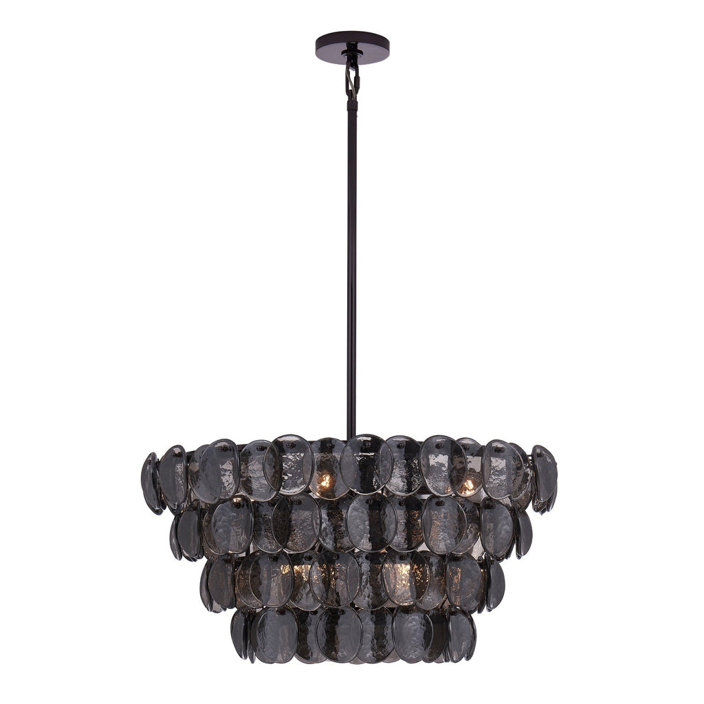 Aurora Chandelier Luxueux en Verre et Laiton - Neutralighting