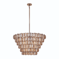 Aurora Chandelier Luxueux en Verre et Laiton - Neutralighting