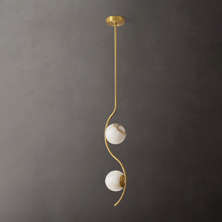 Civenan Suspension Albâtre Courbé Minimaliste Moderne - Neutralighting