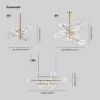 Lustra Lustre LED Cristal Clair