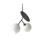 Valentina Suspension Cerise Design LED Métal/Verre Rouge/Noir/Blanc/Or Salon/Chambre - Neutralighting