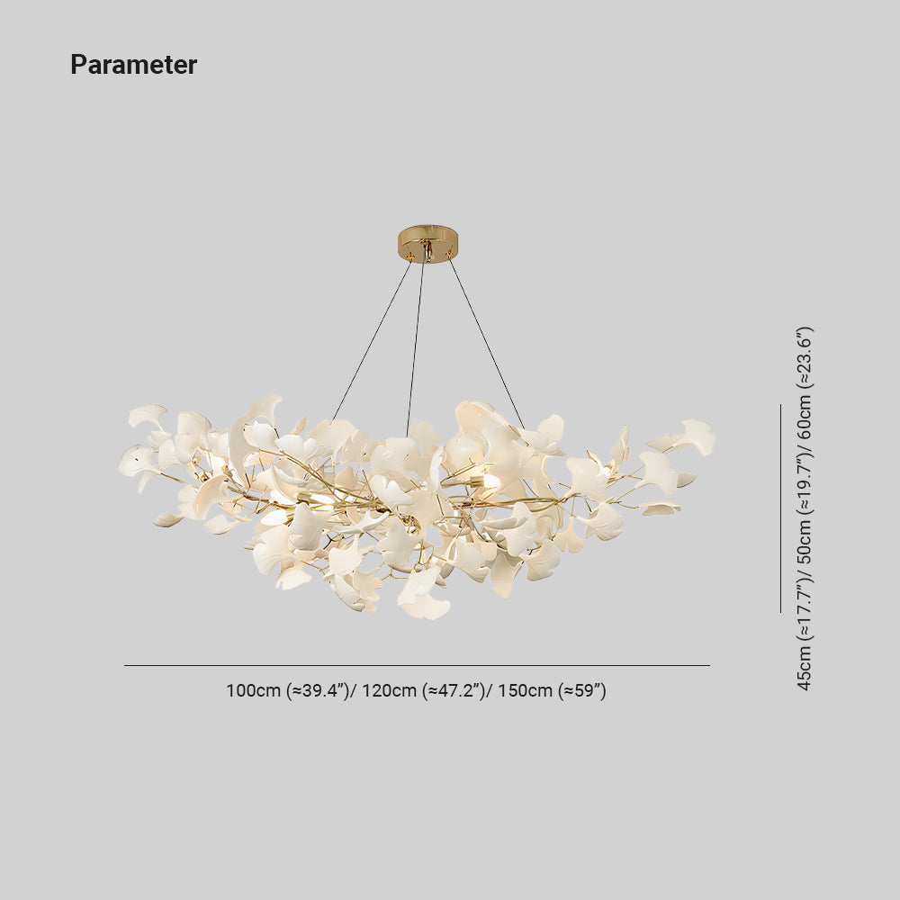 Metr Lustre de Luxe en Céramique pour Salon en Forme d’Arc en U - Neutralighting