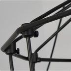 Lustra Chandelier Lignes Noir Structure Métallique LED - Neutralighting